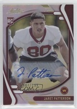 2021 Panini Absolute Rookies Spectrum Signatures 7/199 Jaret Patterson Auto 9r9
