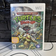 Teenage Mutant Ninja Turtles Smash Up Nintendo WII CIB Complete In Box