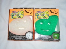 Juego de 2 Depuradores Scrub Daddy Halloween Edición Limitada - Monstruo y Fantasma - NUEVO