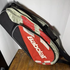 Babolat Team Multi Tennis Racquet Bag With Backpack Straps Black Red White