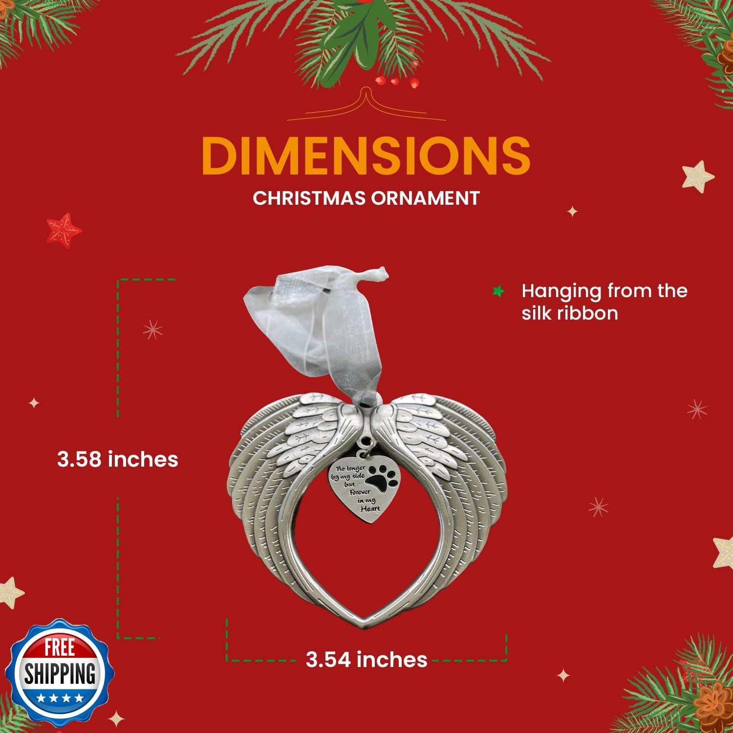 K9King Pet Memorial Gifts - Antique Dog Memorial Christmas Orname