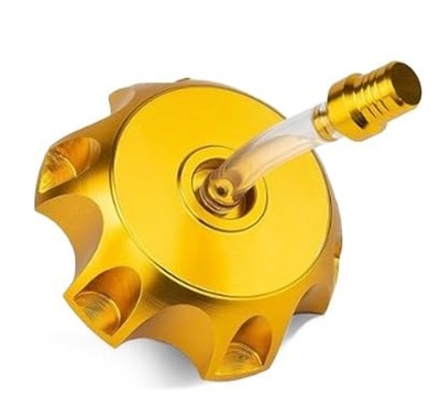 E-riding 49.5mm Gas Fuel Tank Cover Cap, CNC Aluminum Alloy Dirt Bikes Gas Ca...