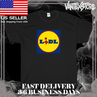 #ad NEW SHIRT LIDL GROCERY MARKET LOGO MEN#x27;S T SHIRT FUNNY AMERICAN USA SIZE S 5XL $21.84