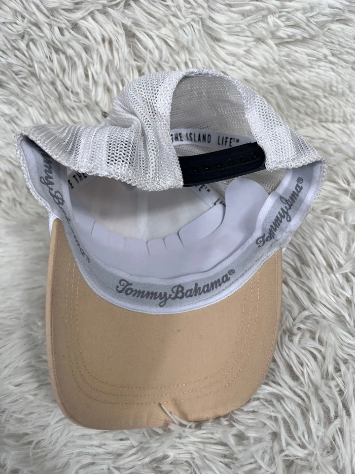 Tommy Bahama Cap Hat Trucker Golf Club Rope Mesh Snapback Poly Cotton Adult NEW - Image 4 of 4
