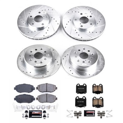Power Stop K1079 Z23 Daily Driver Brake Pad and Z23 Evolution Brake Rotor Kit