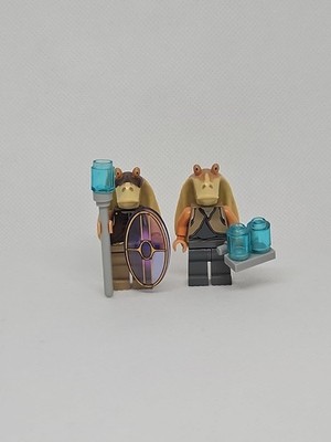 Lego Star Wars Gungan Warrior - sw0628 - Star Wars Ja Jar Binks Minifigur 75086