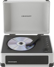 Portable CD Player Retro Stereo Bluetooth Speakers FM Radio White Crosley