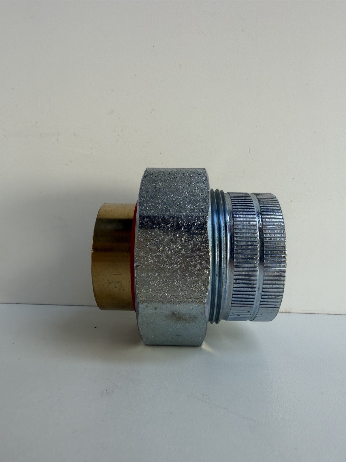 Dielectric Union 1-1/2" FIP x FIP Lead Free Galvanized Steel Brass China