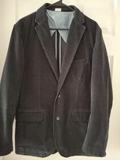 J Crew Blazer Mens Medium Blue Vintage Cord Corduroy 2 Button Jacket Sports Coat