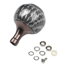 Fishing Reel Parts Set Carbon Fiber Grip Knobs for For DAIWA For FUEGO Models