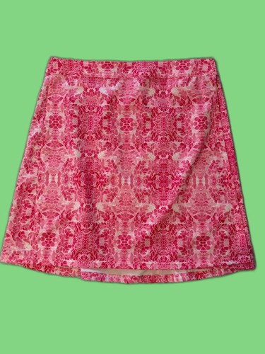 Ripskirt Hawaii Pink Patterned Mini Skirt