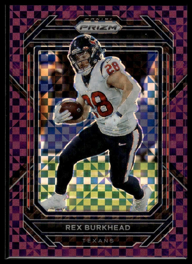 2022 Panini Prizm #115 Rex Burkhead Purple Power #/49 SN