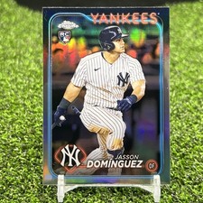 2024 Topps Chrome Jasson Dominguez Refractor RC Rookie #89 Mint Yankees