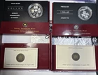Lot of 2 Royal Canadian Mint .999 Silver Proof Canada 2005-2006 Dollars COBM-71