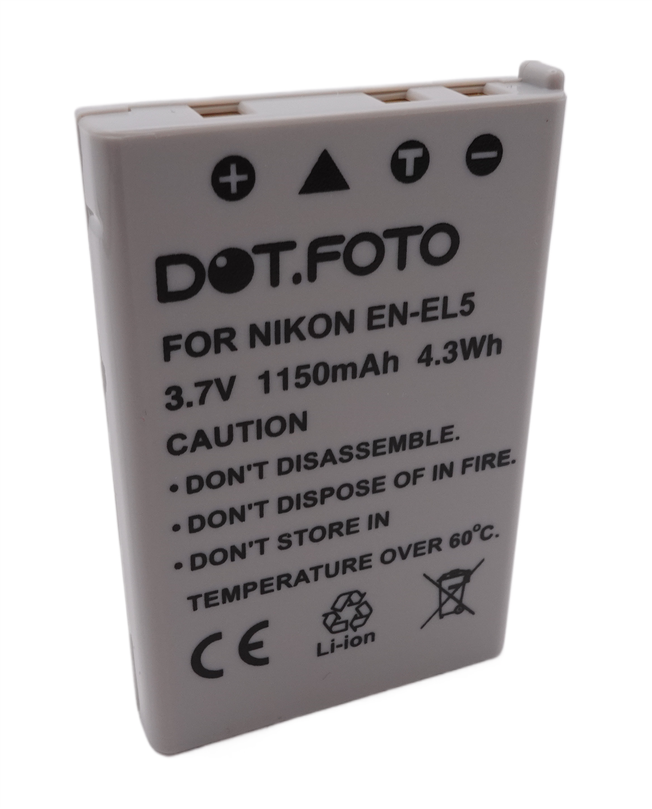 EN-EL5 Battery for Nikon Coolpix P90 P500 P510 P520 P530 P5000 P5100 P6000 S10