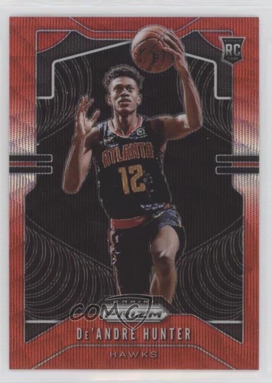 2019-20 Panini Prizm Rookie Ruby Wave Prizm De'Andre Hunter #251 1d0h