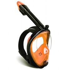 Full Face Snorkel Mask, Snorkeling Mask with Detachable Camera Mount, 180 Pan...