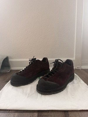 Diemme Ampezzo Suede Burgundy Shoes Made In Italy Size 41
