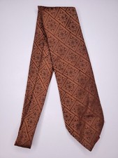 Wemlon Wembley Mens Formal Necktie 55"Lx4"W Brown Neck Tie