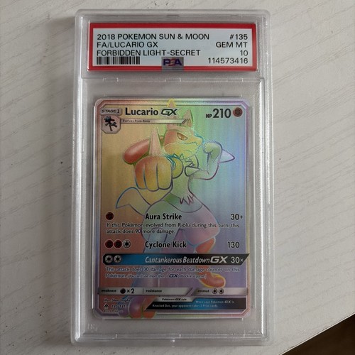 Lucario-GX graded PSA 10 for sale on eBay