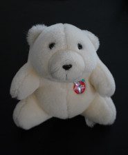 VTG COCA-COLA WHITE POLAR BEAR CHRISTMAS 6.5" PLUSH 2
