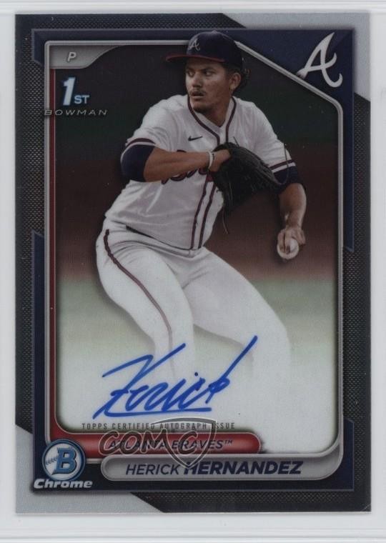 2024 Bowman Draft Chrome Prospect Auto Herick Hernandez #CPA-HH