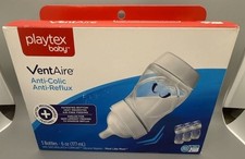 Playtex Baby VentAire Anti-Colic 6oz Baby Bottles 3-Pack 0M NEW