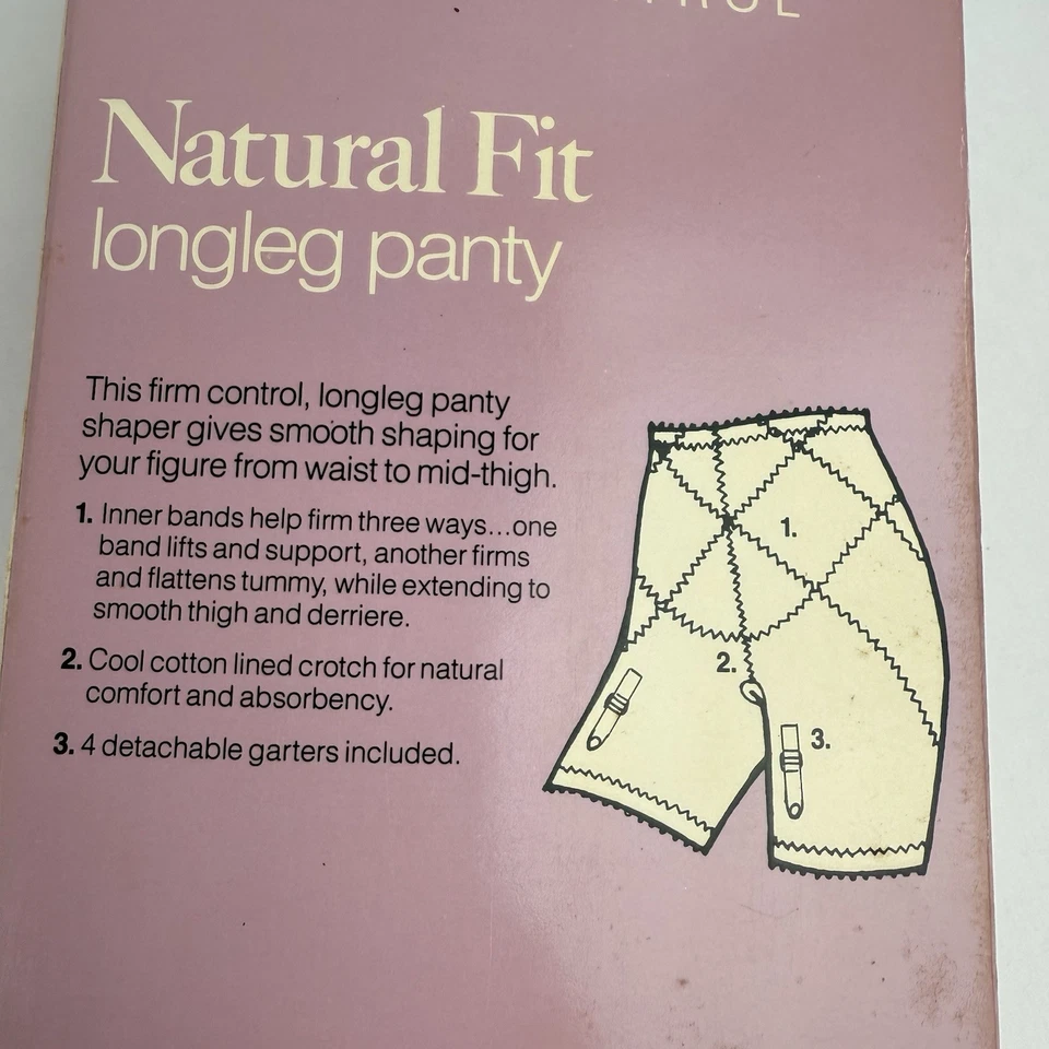 De colección Sears FIRM Pierna Larga PANTY Faja XL LIGUERO Cinturón Nylon Cintura Alta Bragas Foto 4 de 4