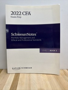 Kaplan Schweser Cfa Level 1 | eBay