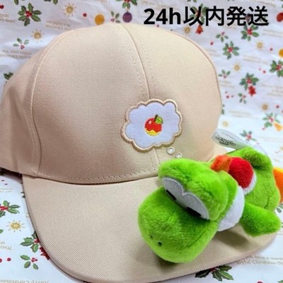 Universal Studio Japan Super Nintendo World Yoshi Yoshi Magnet Mascot Plush Cap
