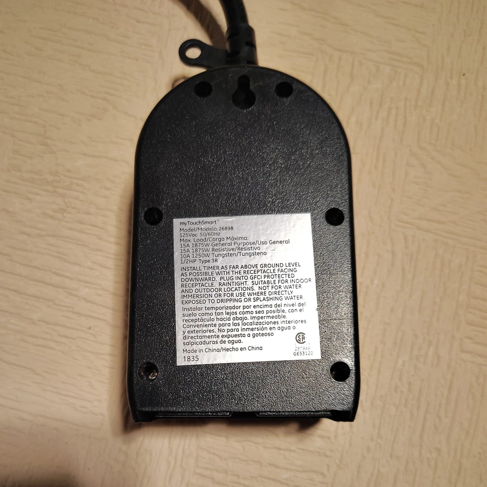 Temporizador digital enchufable My Touch Smart para piscina exterior/interior 26898 Foto 3 de 3