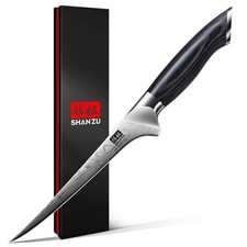 Coltello per Sfilettare Pesce in Acciaio a Polvere Professionale Coltello da