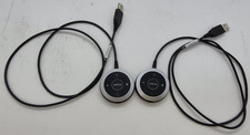 Lot of 2 Jabra GN ENC010 Black USB Connector Remote Control for Jabra Evolve 40