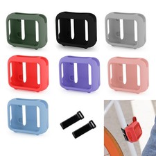 For JBL GO 4 Bluetooth Speaker Silicone Portable Case Cover w/Fixed Strap Holder