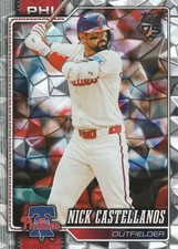 2026 Topps Series 1 - Nick Castellanos #17 Diamante Foil PHILLIES