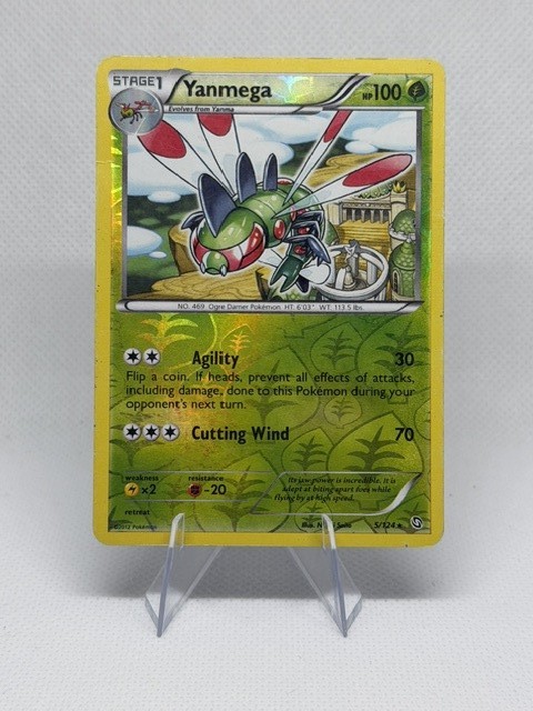 Yanmega 5/124 Rare Dragons Exalted Pokemon Reverse Holo DMG