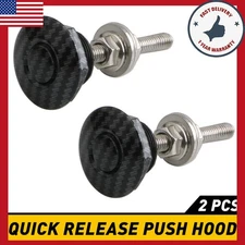 Hight Quality Quick Release Push Button Hood Pin Bonnet Lock Clip Bumper Latch