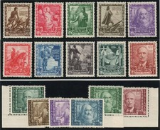 ITALIEN 604/19 * = ITALY Scott #400/9+C100/5mh = ITALIA CEI 435/44 + A110/5 neuf