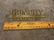 Metal Dealership Emblem Iron City Lincoln Mercury Ironton Ohio