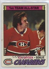 1977-78 Topps Ken Dryden #100 HOF