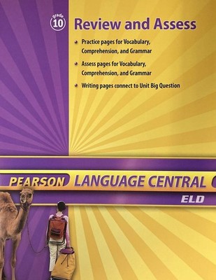 Pearson Language Central ELD grade 10 Review and Assess