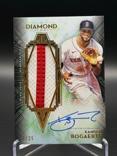 Xander Bogaerts (AU/MEM) 2021 Topps #AJP-XB ~ Diamond Icons 10/25 ON CARD AUTO