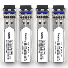 4 Pack 1.25G SFP Network Transceiver Module 1000Base-LX Single Mode 20km 1310nm