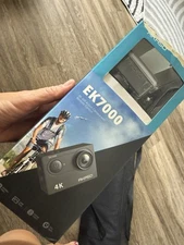 AKASO EK7000 Pro 4K Action Camera/Touch Screen/Waterproof Case/Mount/Chest Strap