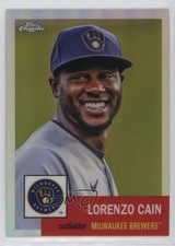 2022 Topps Chrome Platinum Anniversary Refractor Lorenzo Cain #480 0wc9