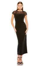 Mac Duggal Women's Black Elegant Evening Dress Size 2 NWT  MSRP $398