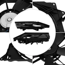 Radiator And A/c Condenser Cooling Fan Set For 2017-2022 Honda Cr-v 1.5l