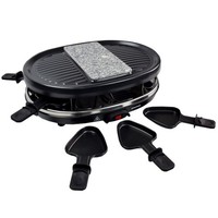 8Er Raclette Grill | Tischgrill | Steinplatte | PfäNnchen | Emailliert Juras