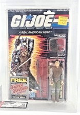 1988 AFA 75  BUDO GI Joe 80 75 85 34 Back Super Trooper Offer MOC ARAH Vintage