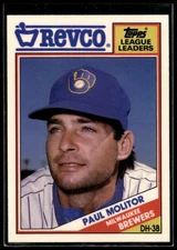 1988 Topps Revco League Leaders Paul Molitor #20 Milwaukee Brewers